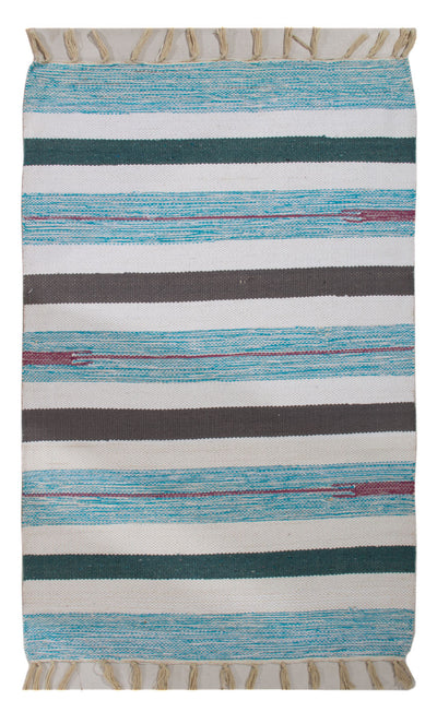 Kelim Modern Teppich 60x90cm - mehrfarbig