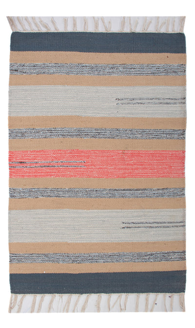 Kelim Modern Teppich 60x90cm - mehrfarbig