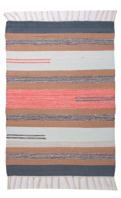 Kelim Modern Teppich 60x90cm - mehrfarbig