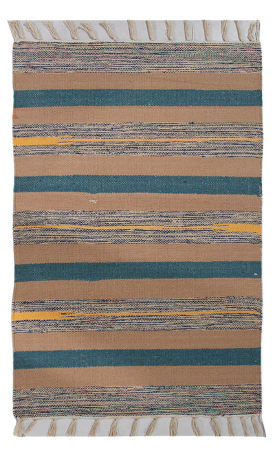 Kelim Modern Teppich 60x90cm - mehrfarbig