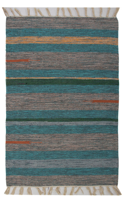 Kelim Modern Teppich 60x90cm - mehrfarbig