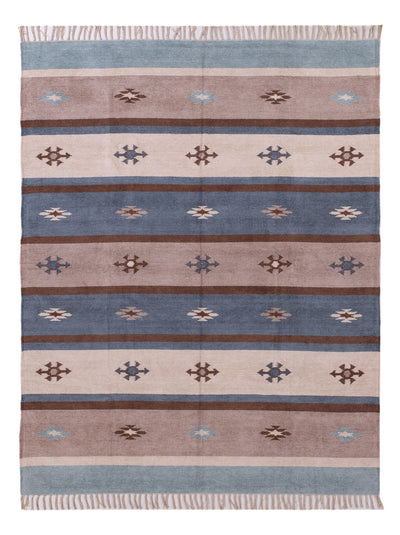Kelim Modern Teppich 70x140cm - mehrfarbig