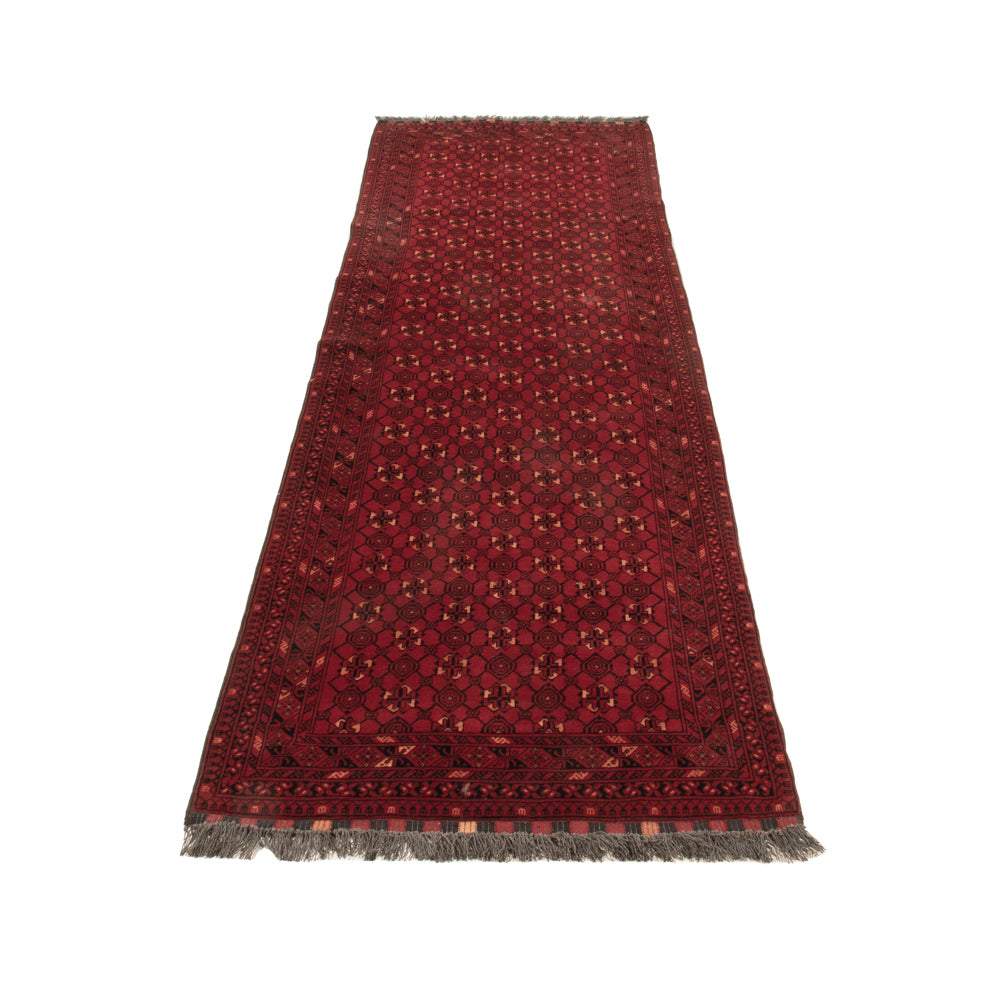 Läufer Afghan - 277 x 89 cm - rot