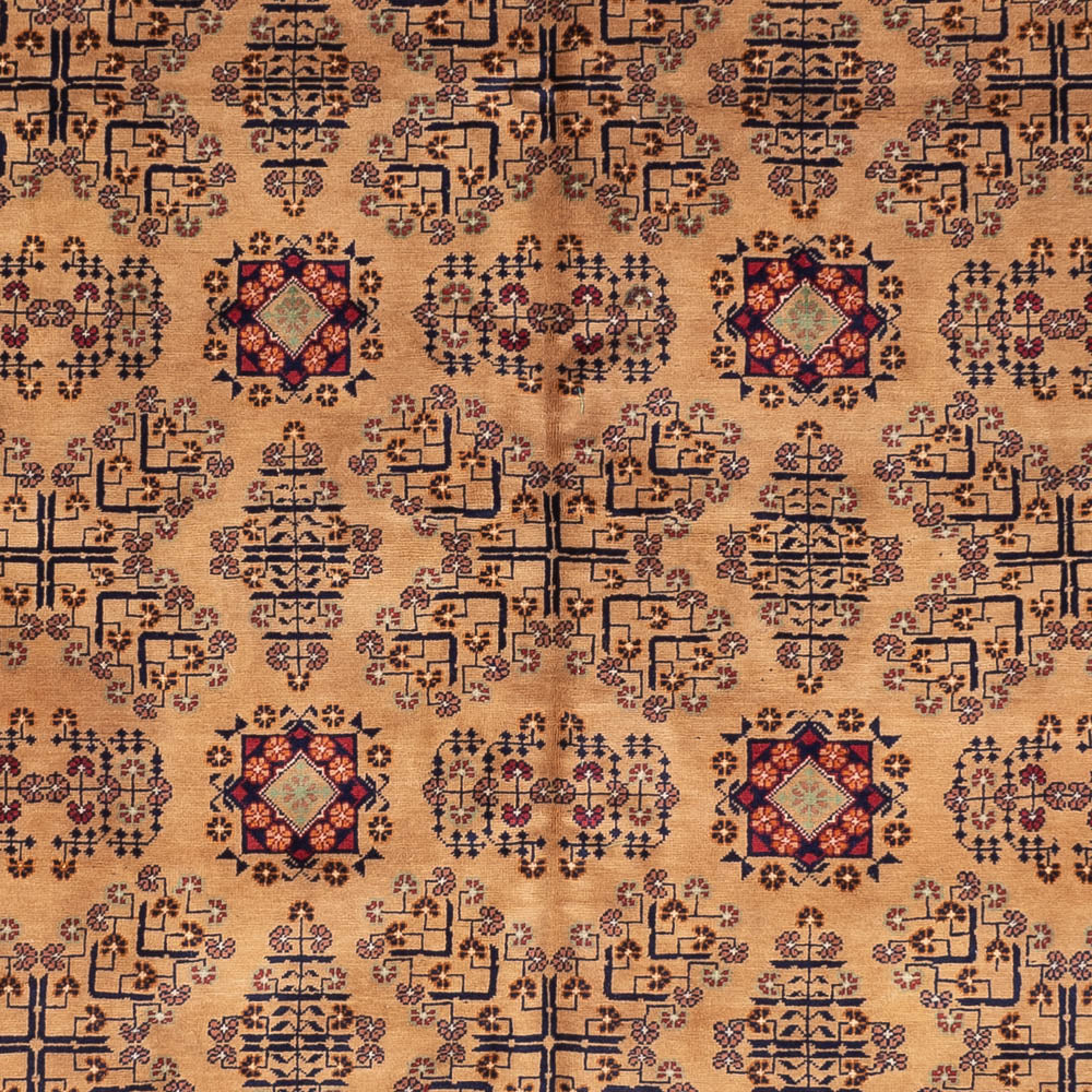 Afghan Teppich - 390 x 290 cm - dunkelbeige
