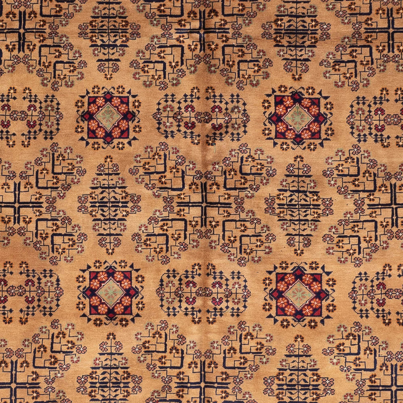 Afghan Teppich - 390 x 290 cm - dunkelbeige