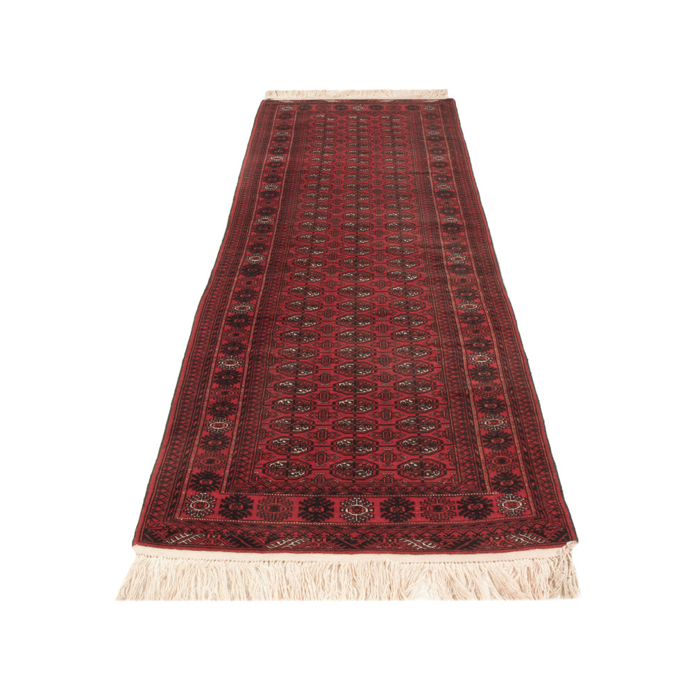 Läufer Afghan - Buchara - 294 x 84 cm - rot