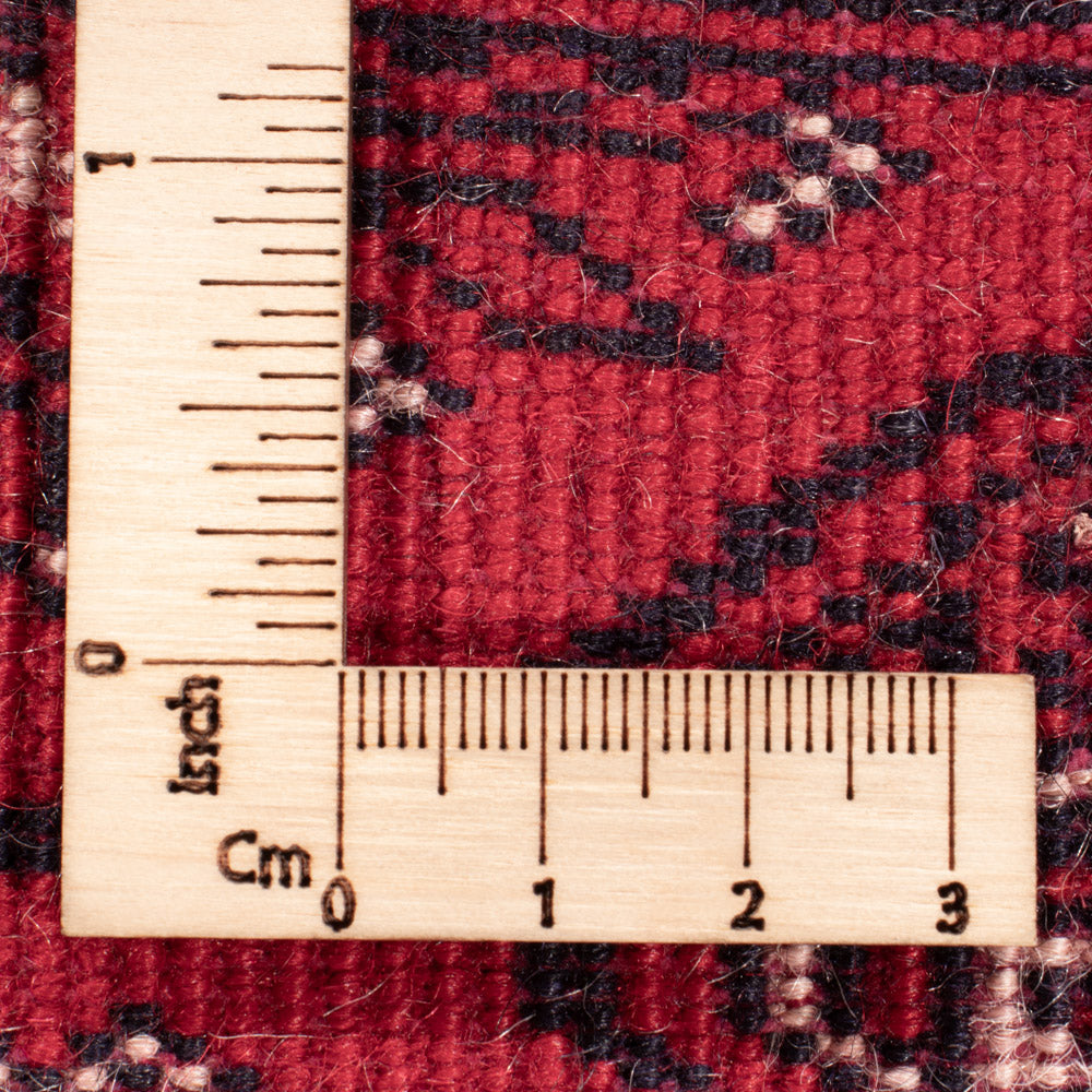 Läufer Afghan - Buchara - 397 x 86 cm - rot