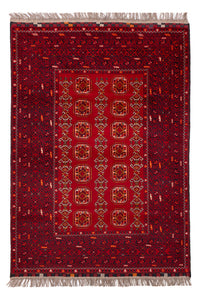 Afghan Teppich - Buchara - 147 x 104 cm - rot
