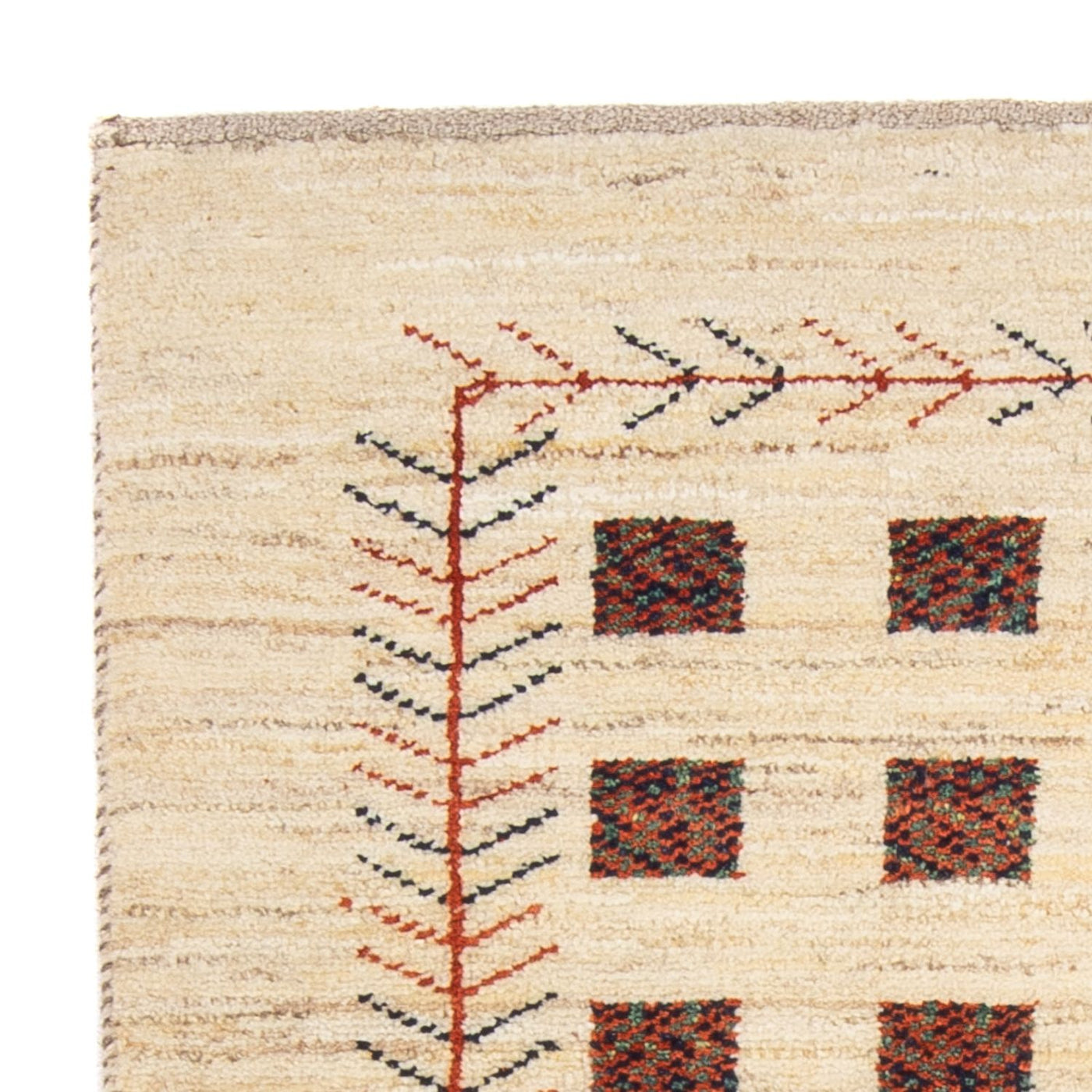 Gabbeh Persisch Teppich 135x84cm - Perserteppich Wollteppich