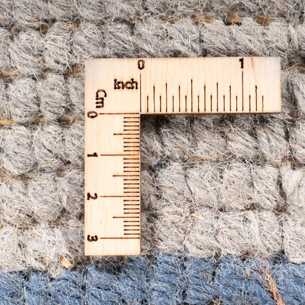 Nepal Teppich - 140 x 70 cm - grau