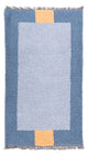 Nepal Teppich - 140 x 70 cm - blau
