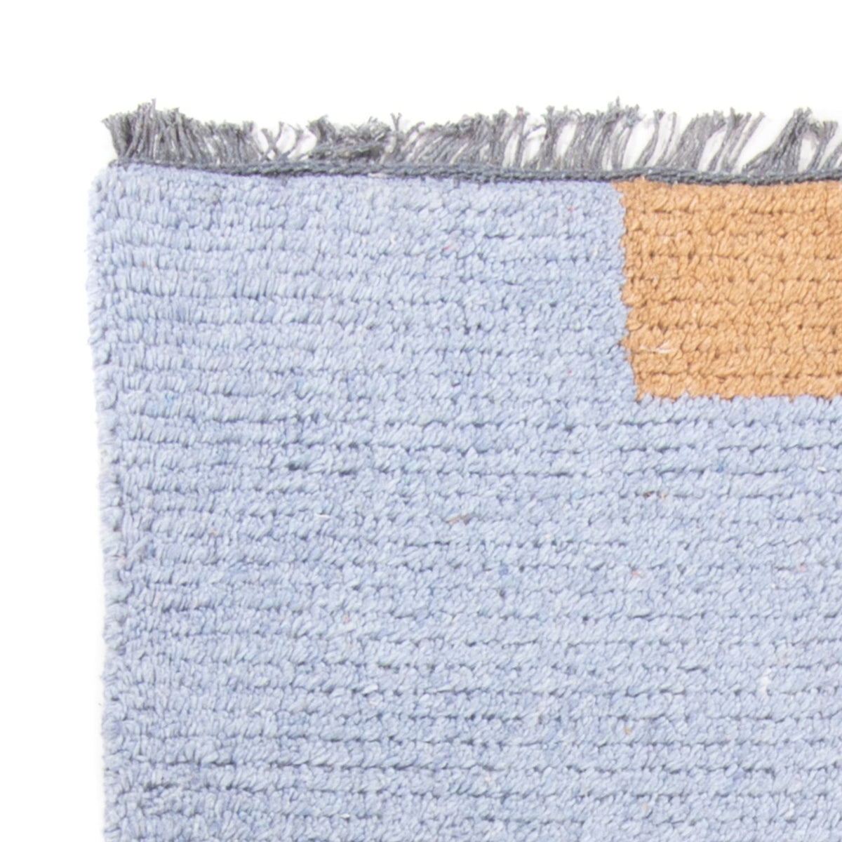 Nepal Teppich - 140 x 70 cm - hellblau