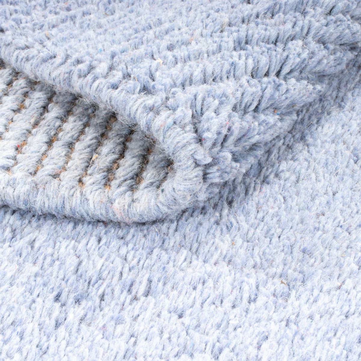 Nepal Teppich - 140 x 70 cm - hellblau