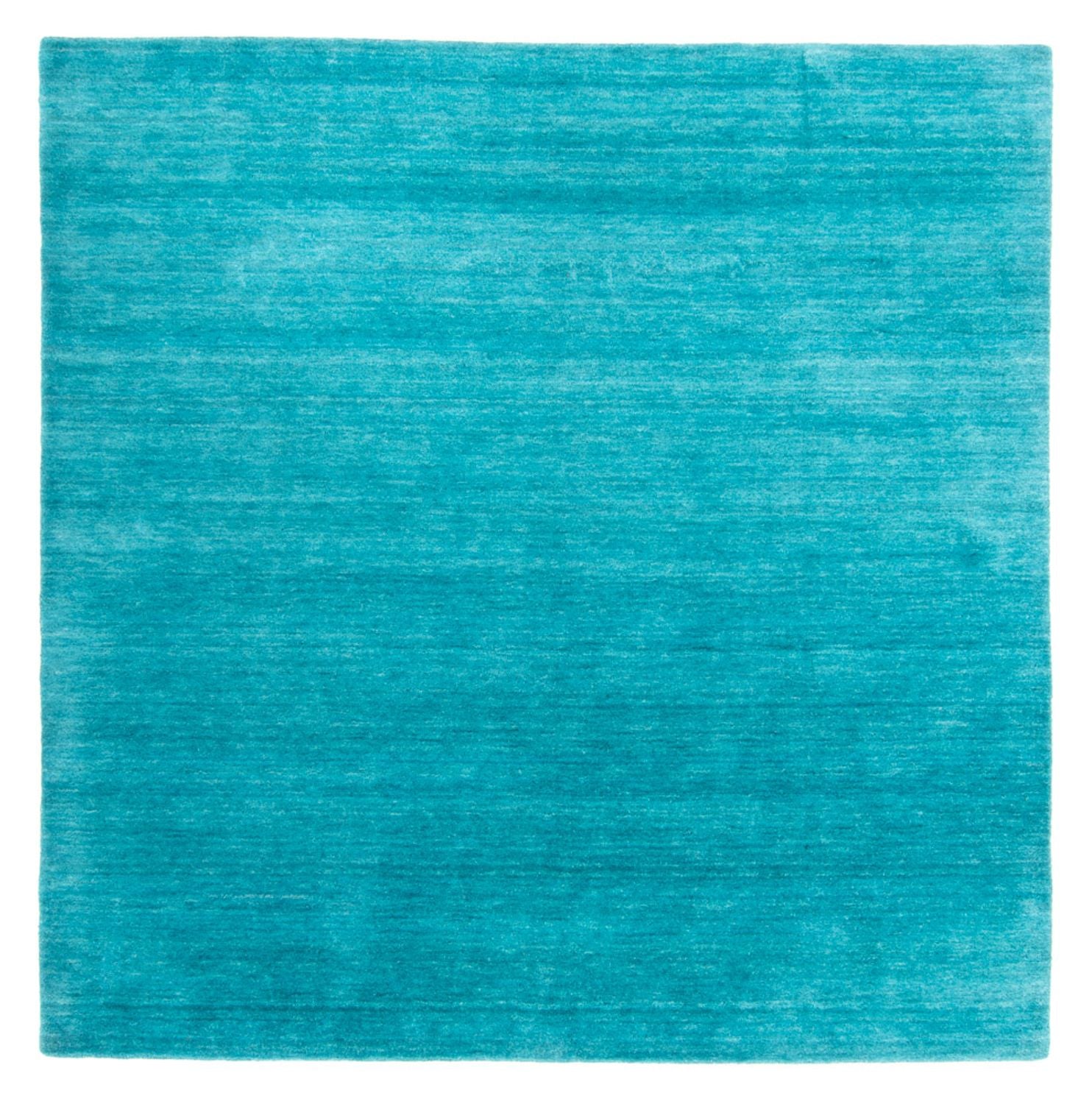 Gabbeh Teppich - Softy quadratisch  - 200 x 200 cm - türkis