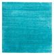 Gabbeh Teppich - Softy quadratisch  - 200 x 200 cm - türkis