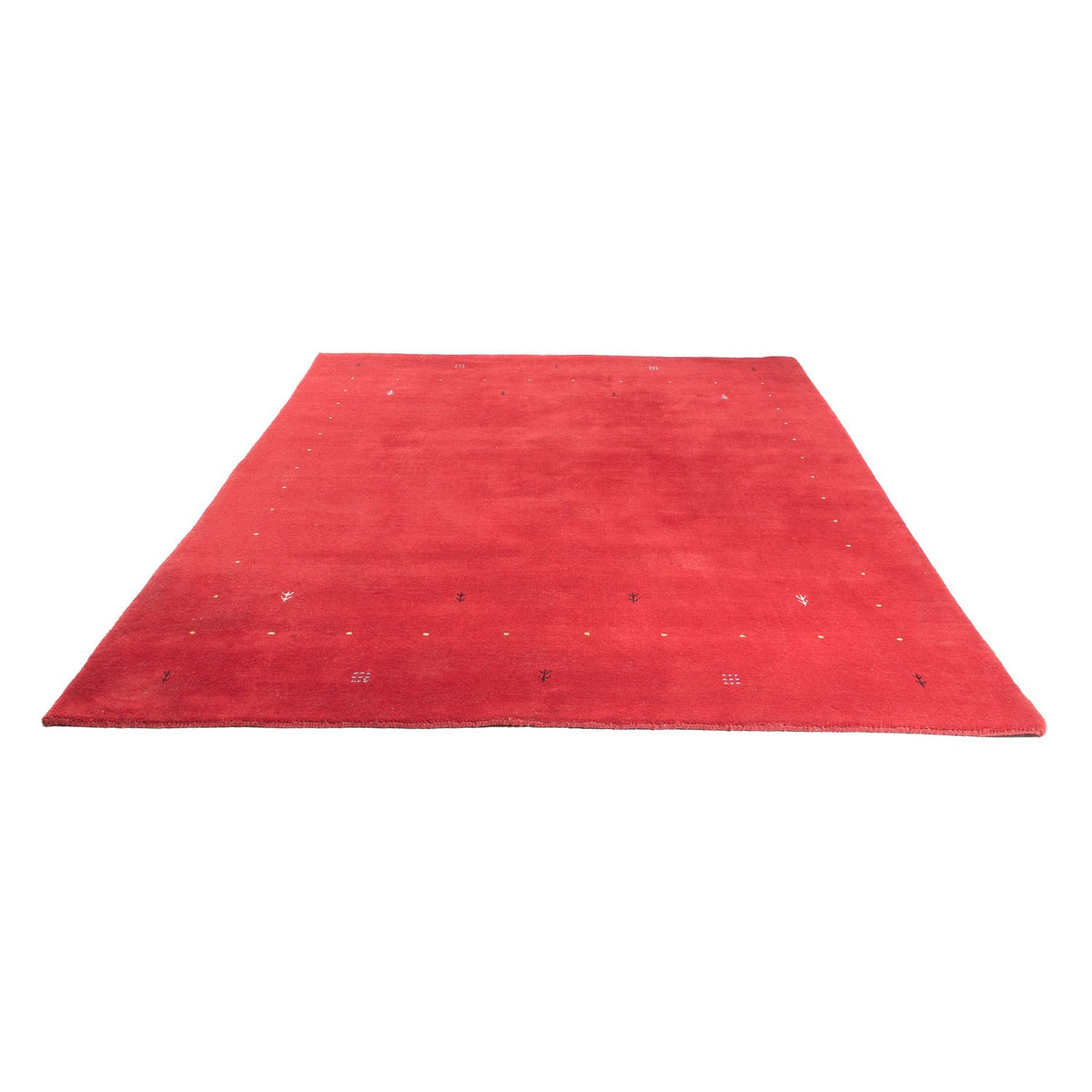 Gabbeh Teppich - Loribaft Softy - 241 x 176 cm - rot