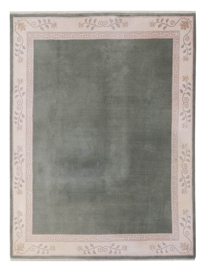 China Teppich 250x300cm - Orientteppich - olivgrün