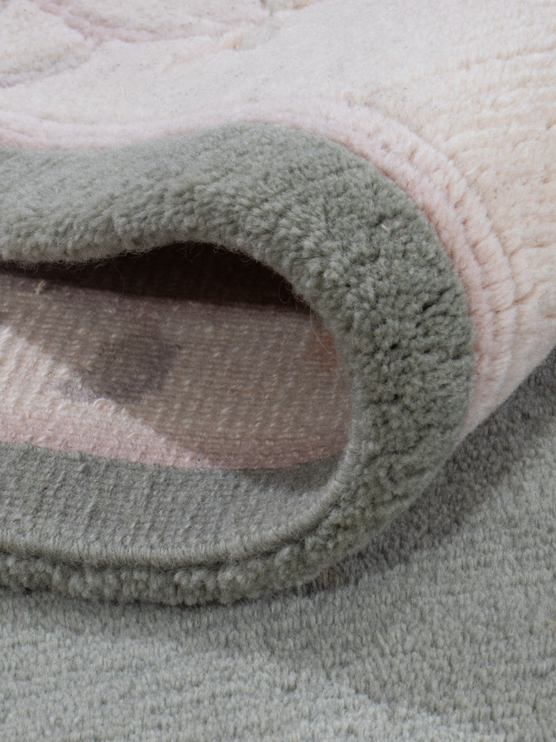 China Teppich - 300 x 250 cm - olivgrün