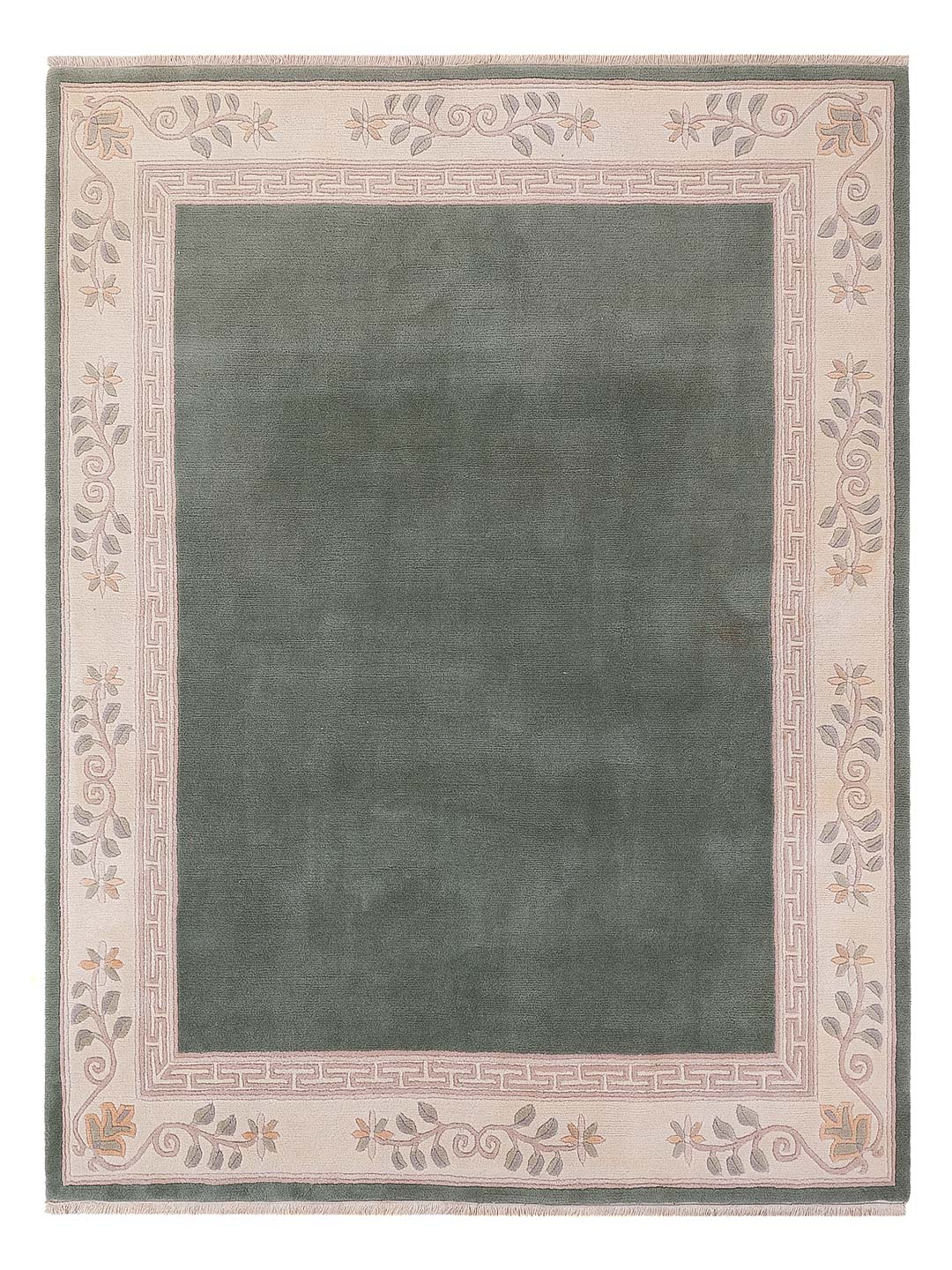 China Teppich - 250 x 200 cm - olivgrün