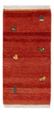 Gabbeh Teppich - Indus - 70 x 140 cm - rost