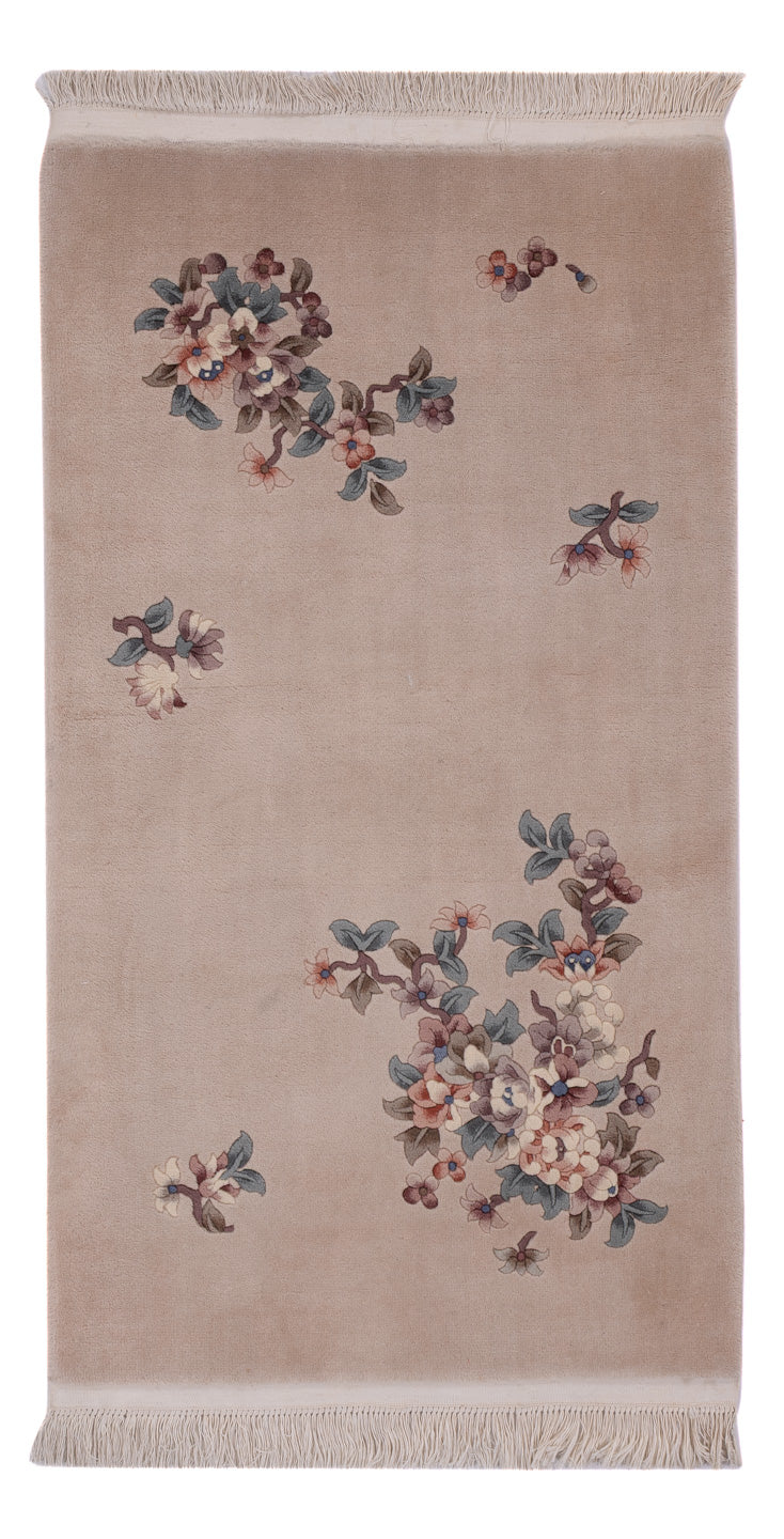 China Teppich - 160 x 90 cm - hellbeige