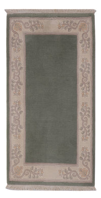 China Teppich - 140 x 70 cm - olivgrün