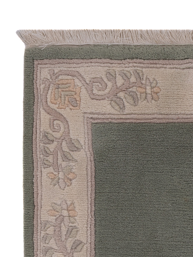 China Teppich - 140 x 70 cm - olivgrün