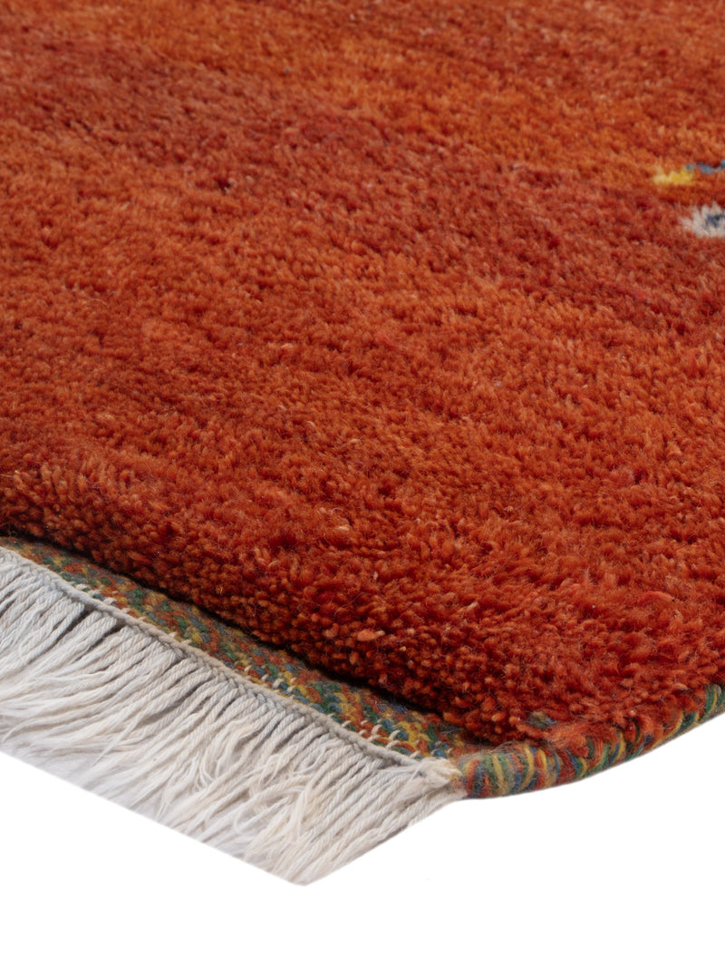 Läufer Gabbeh - Indus - 300 x 80 cm - rost