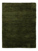 Gabbeh Teppich - Loribaft Softy - 100 x 150 cm - dunkelgrün