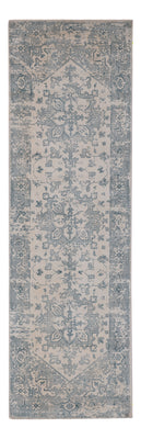 Läufer Viskose - 240 x 80 cm - türkis