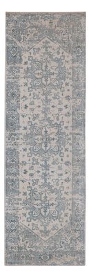 Läufer Viskose - 240 x 80 cm - türkis