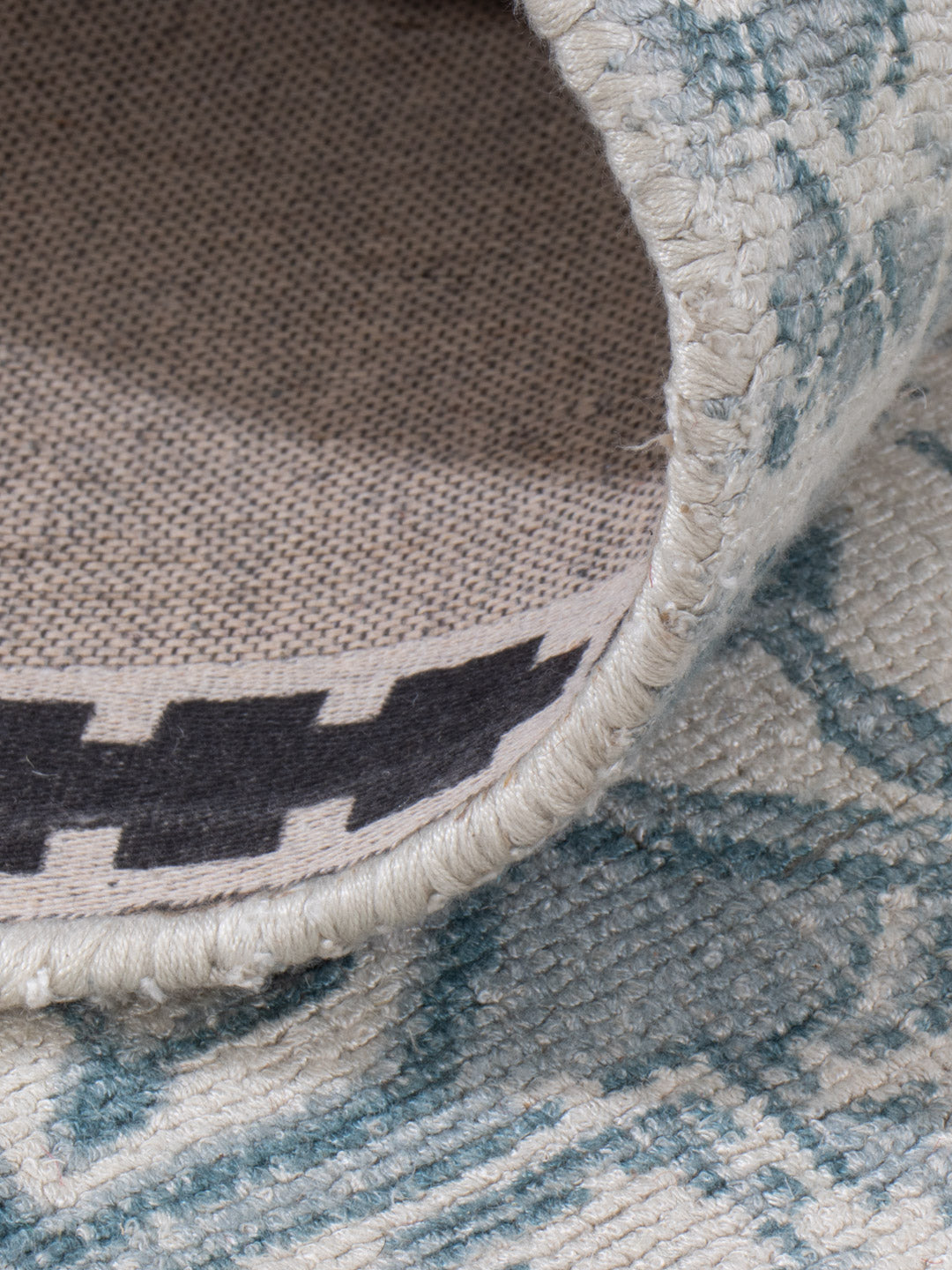 Läufer Viskose - 240 x 80 cm - türkis