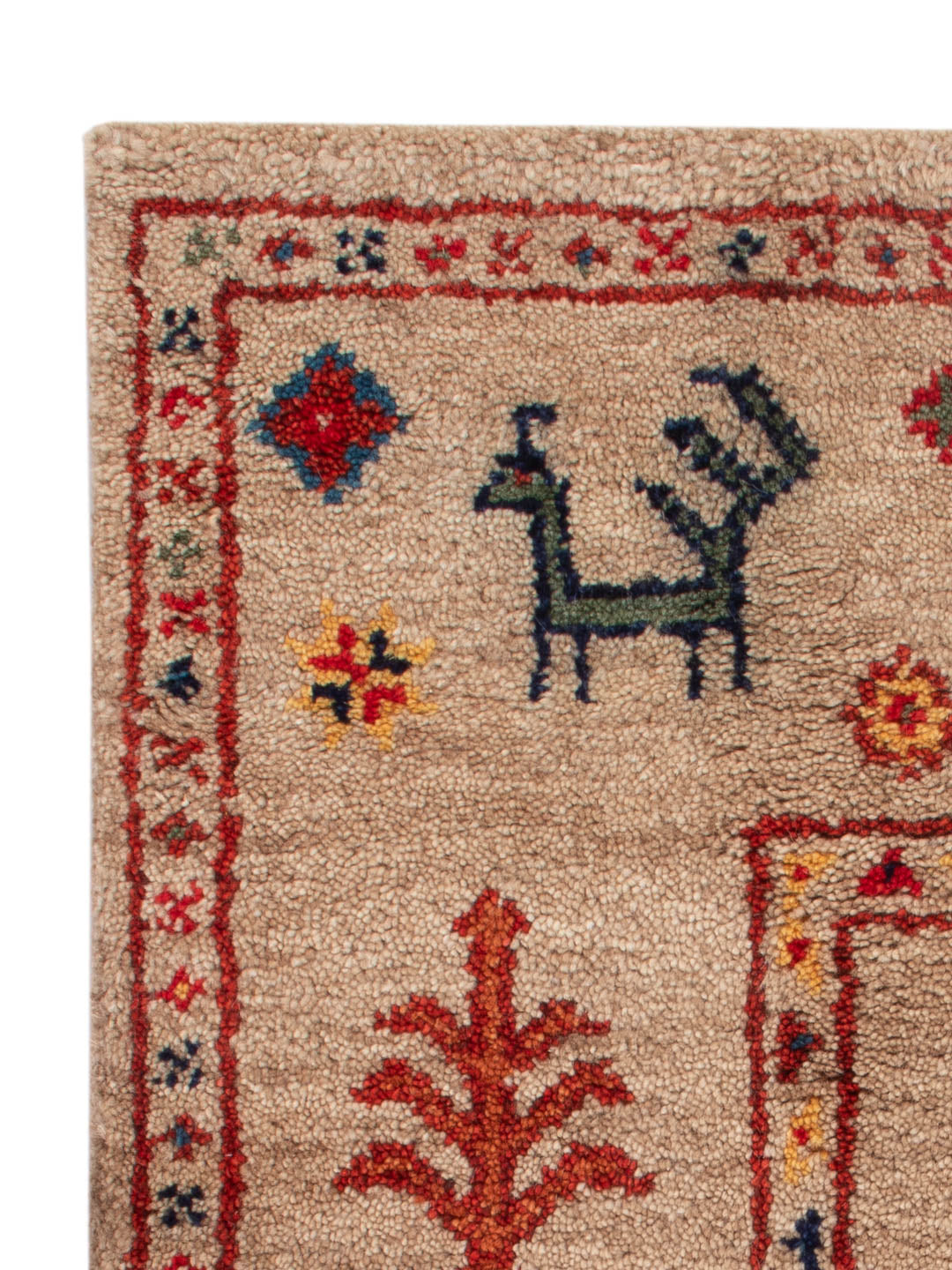 Gabbeh Teppich Indus 60x90cm - Wollteppich