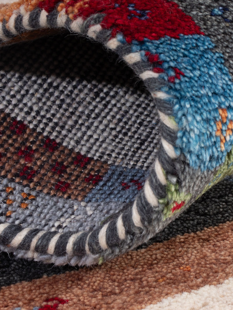 Gabbeh Teppich Indus 90x60cm - Wollteppich