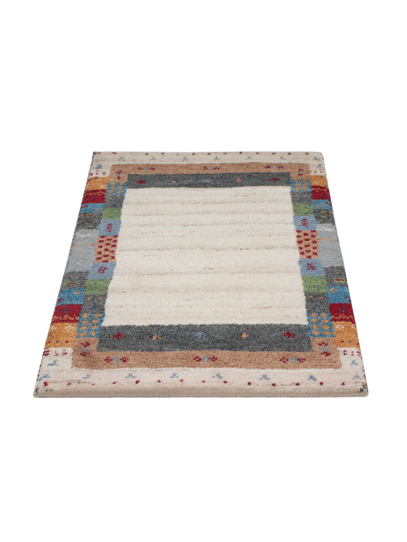 Gabbeh Teppich Indus 90x60cm - Wollteppich