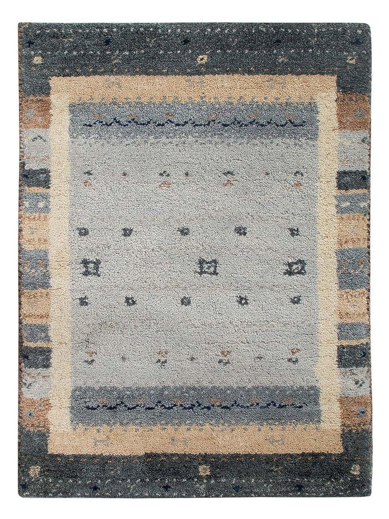 Gabbeh Teppich Indus 60x90cm - Wollteppich