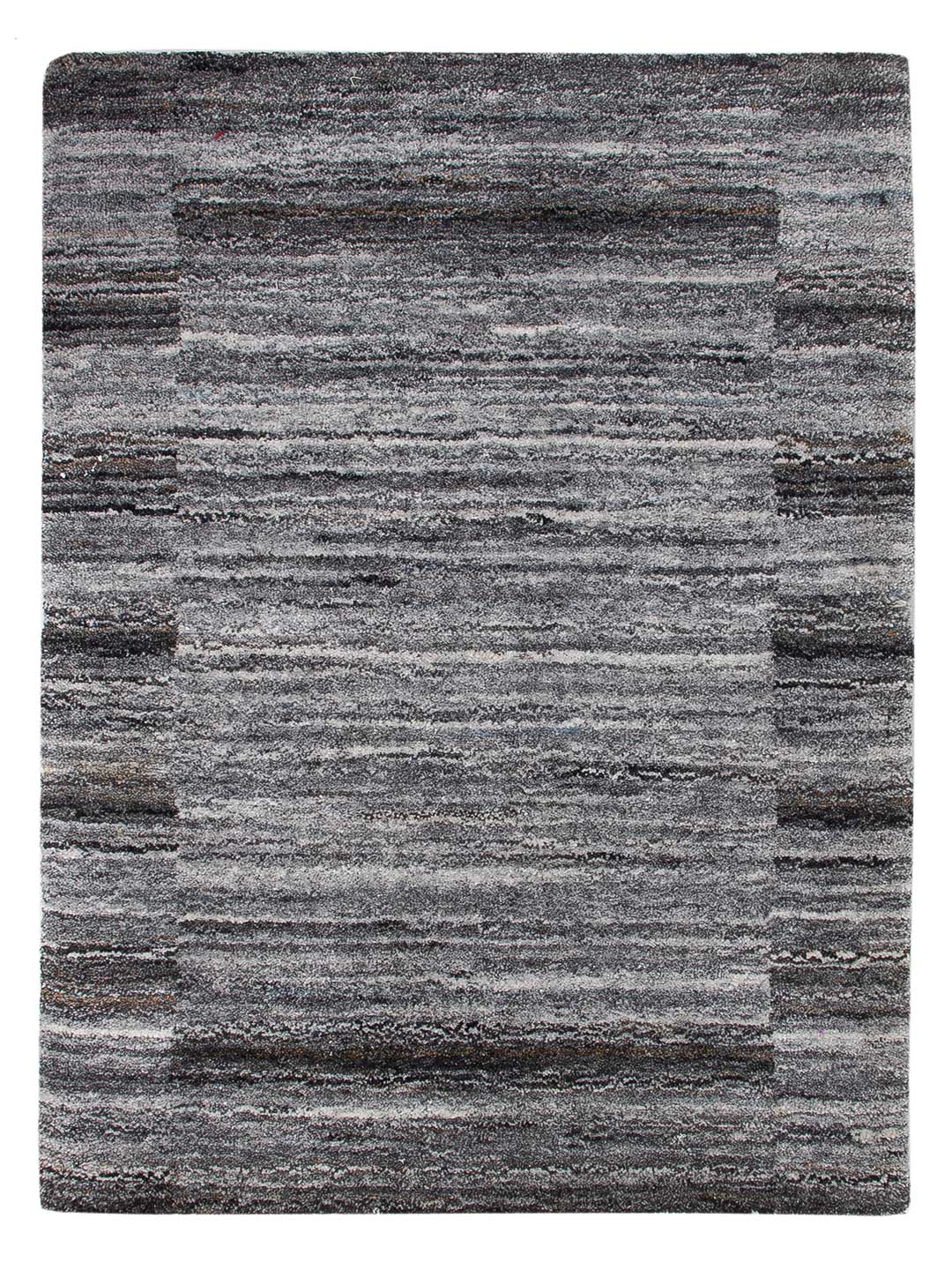 Gabbeh Teppich - Loribaft Softy - 90 x 60 cm - grau