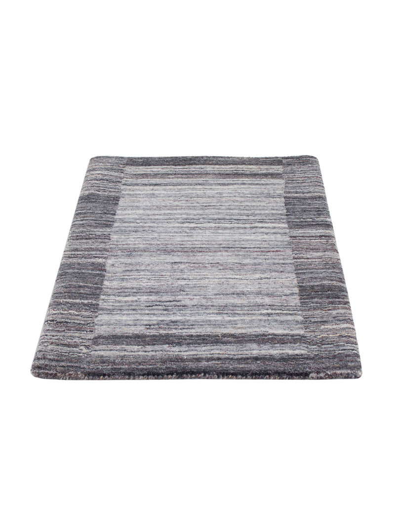 Gabbeh Teppich - Loribaft Softy - 90 x 60 cm - grau