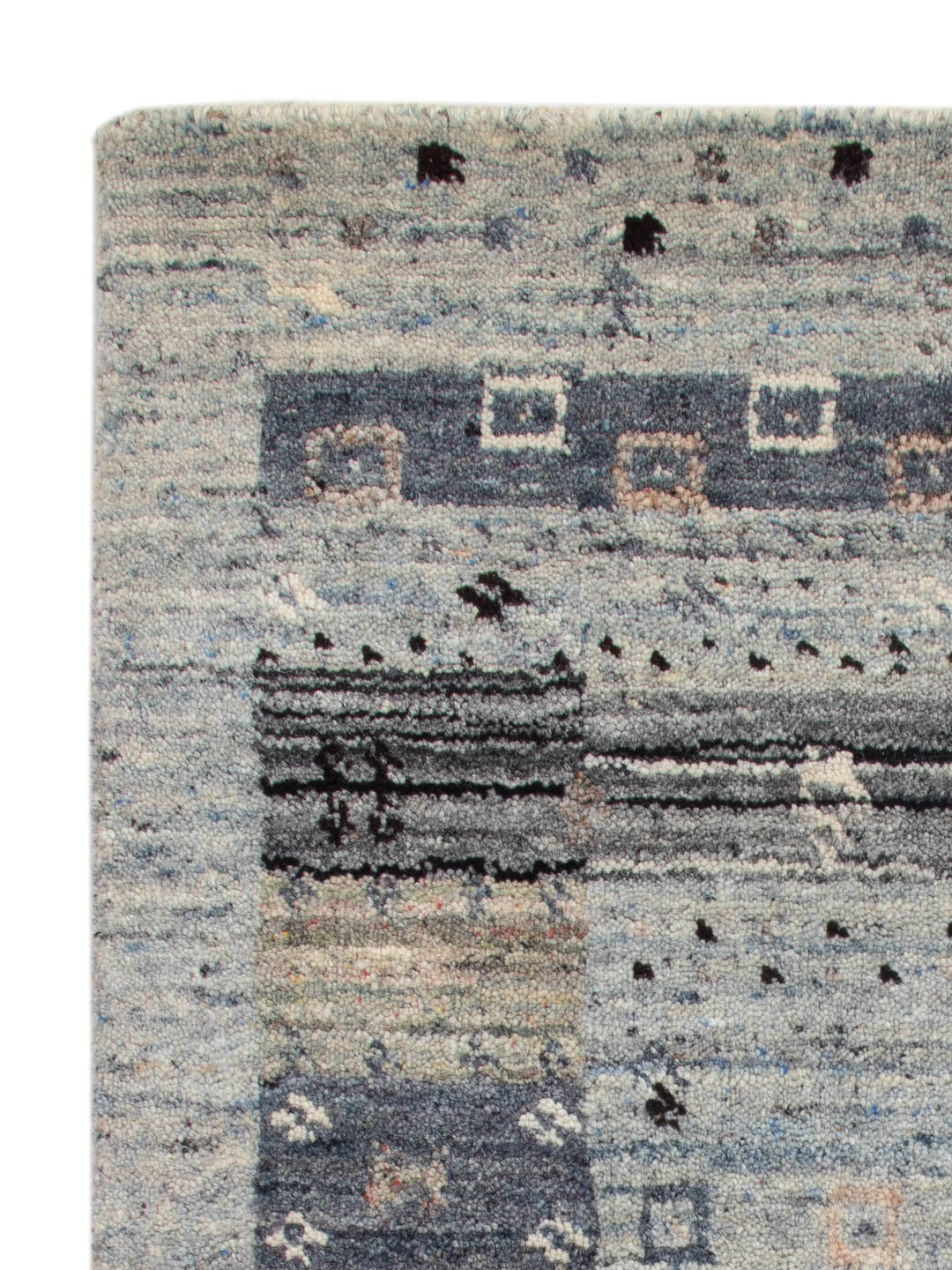 Gabbeh Teppich - Loribaft Softy - 90 x 60 cm - mehrfarbig