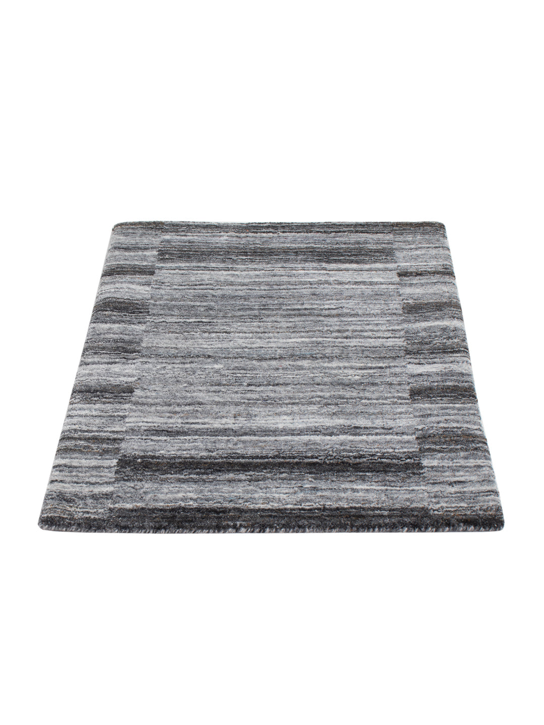 Gabbeh Teppich - Loribaft Softy - 90 x 60 cm - grau