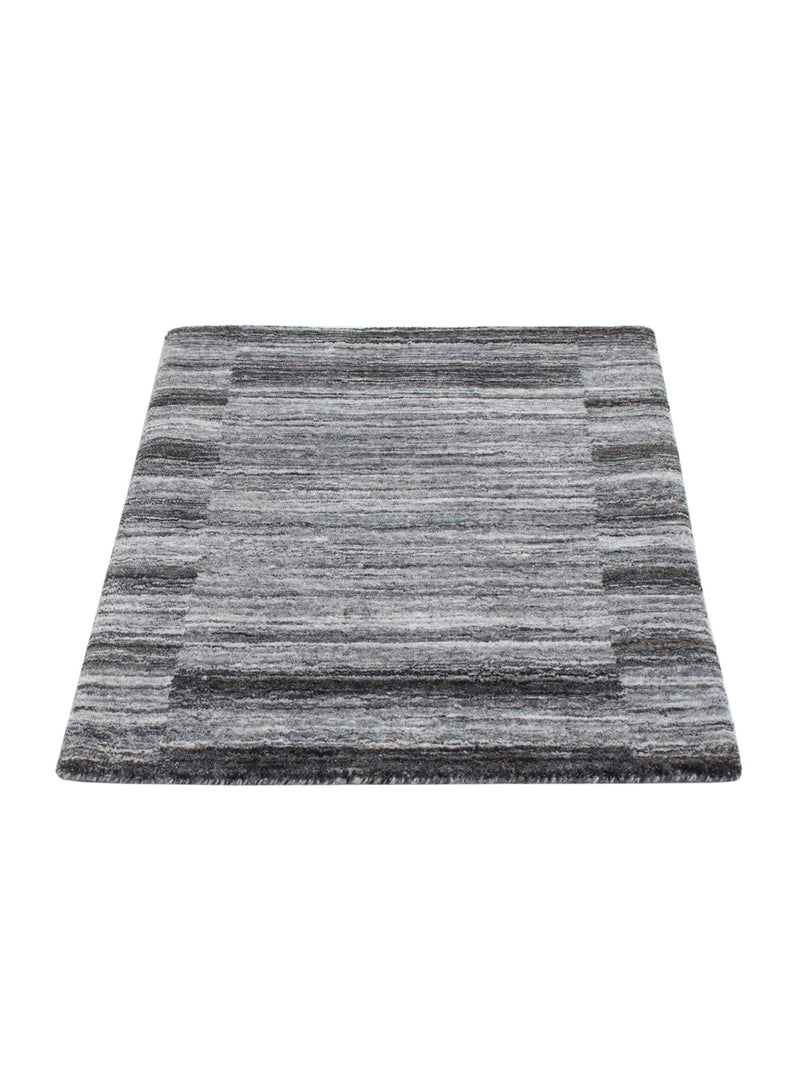 Gabbeh Teppich - Loribaft Softy - 90 x 60 cm - grau