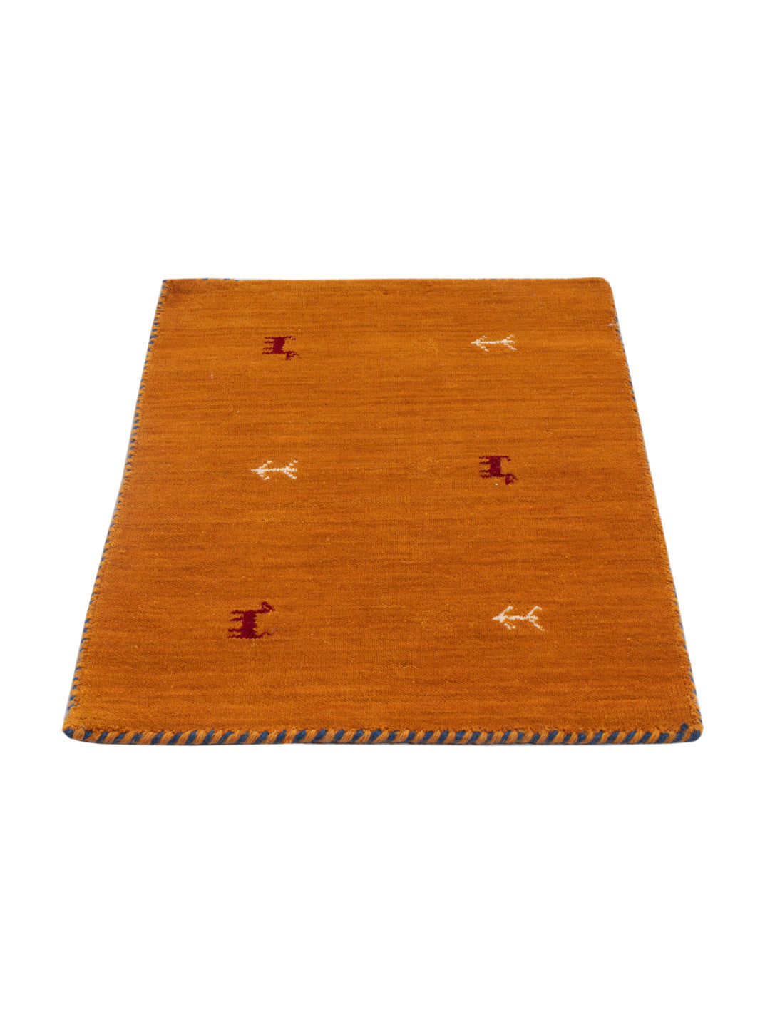 Gabbeh Teppich - Loribaft Softy - 90 x 60 cm - orange