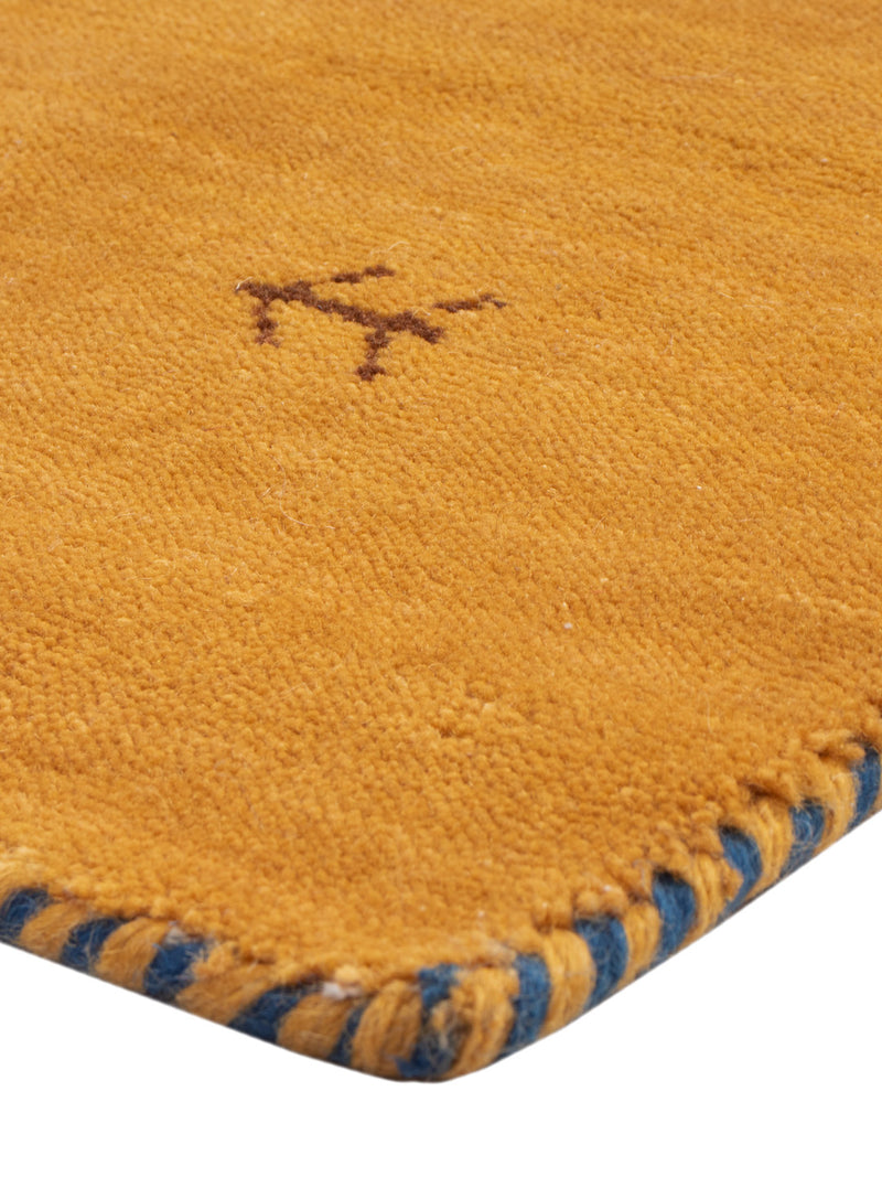 Gabbeh Teppich - Loribaft Softy - 90 x 60 cm - orange
