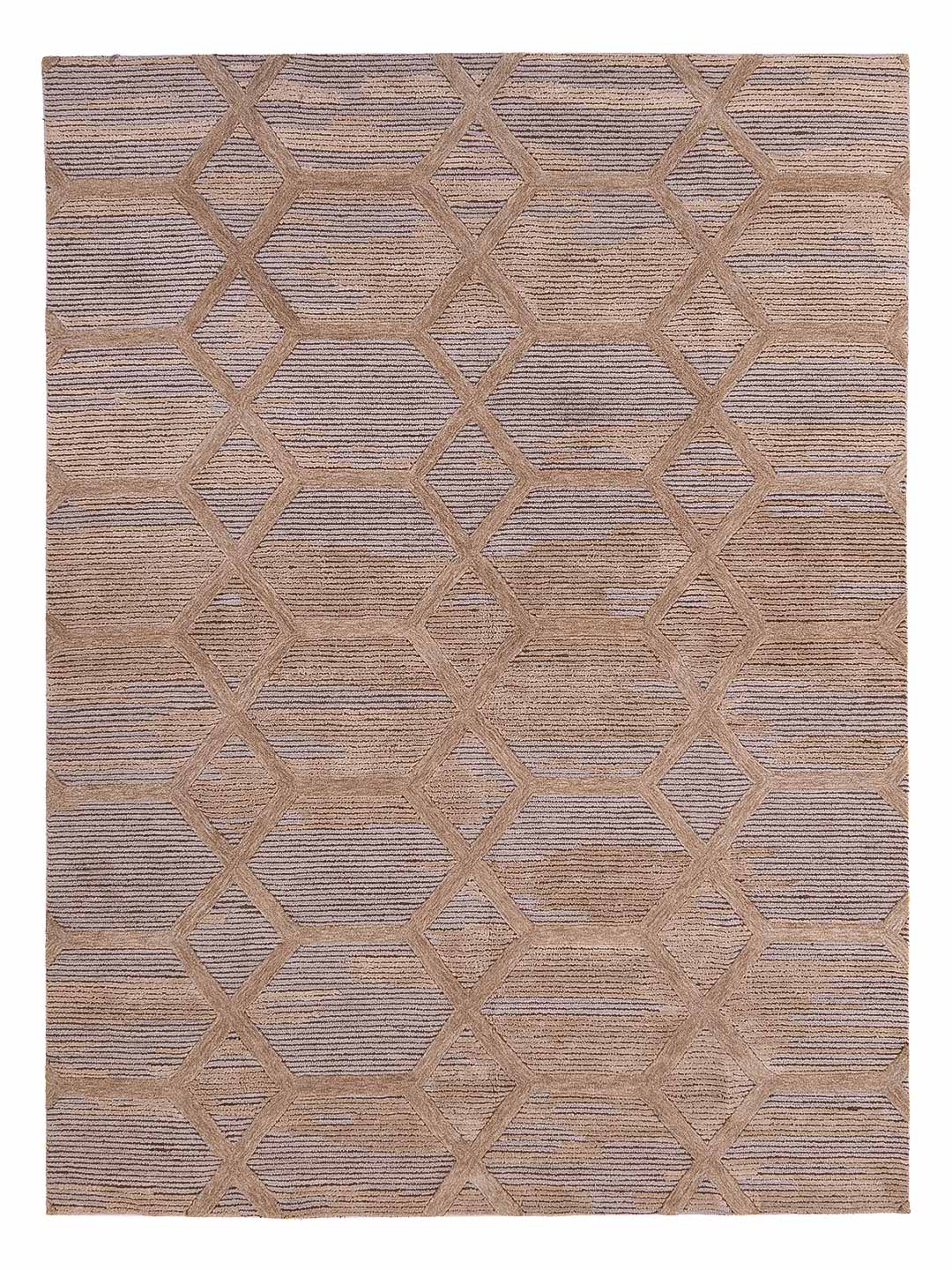 Designer Teppich - 330 x 240 cm - hellbeige