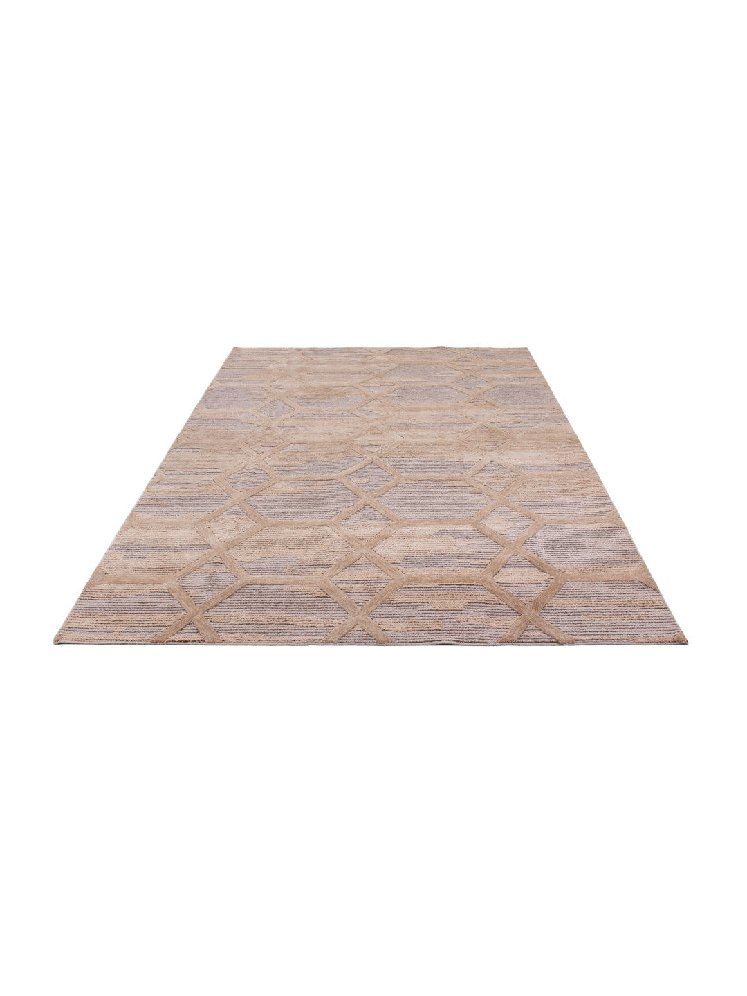 Designer Teppich - 330 x 240 cm - hellbeige