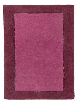 Wollteppich - 160 x 90 cm - lila