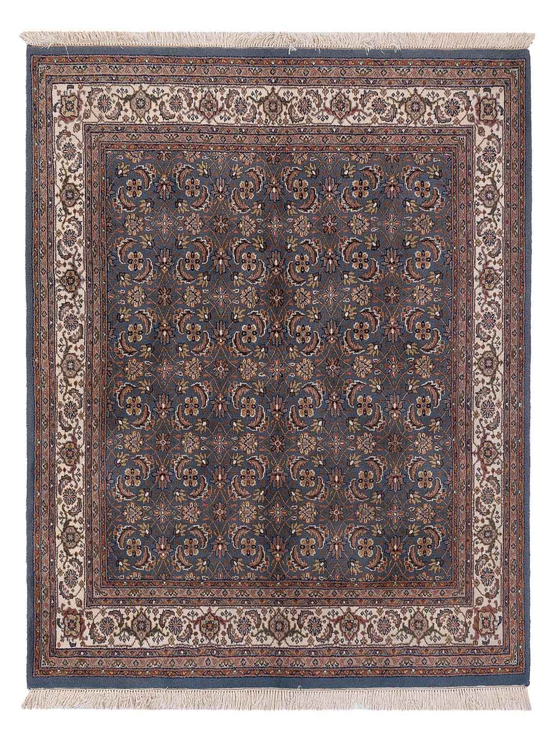 Orientteppich - Keshan - Indus quadratisch  - 200 x 200 cm - dunkelbraun