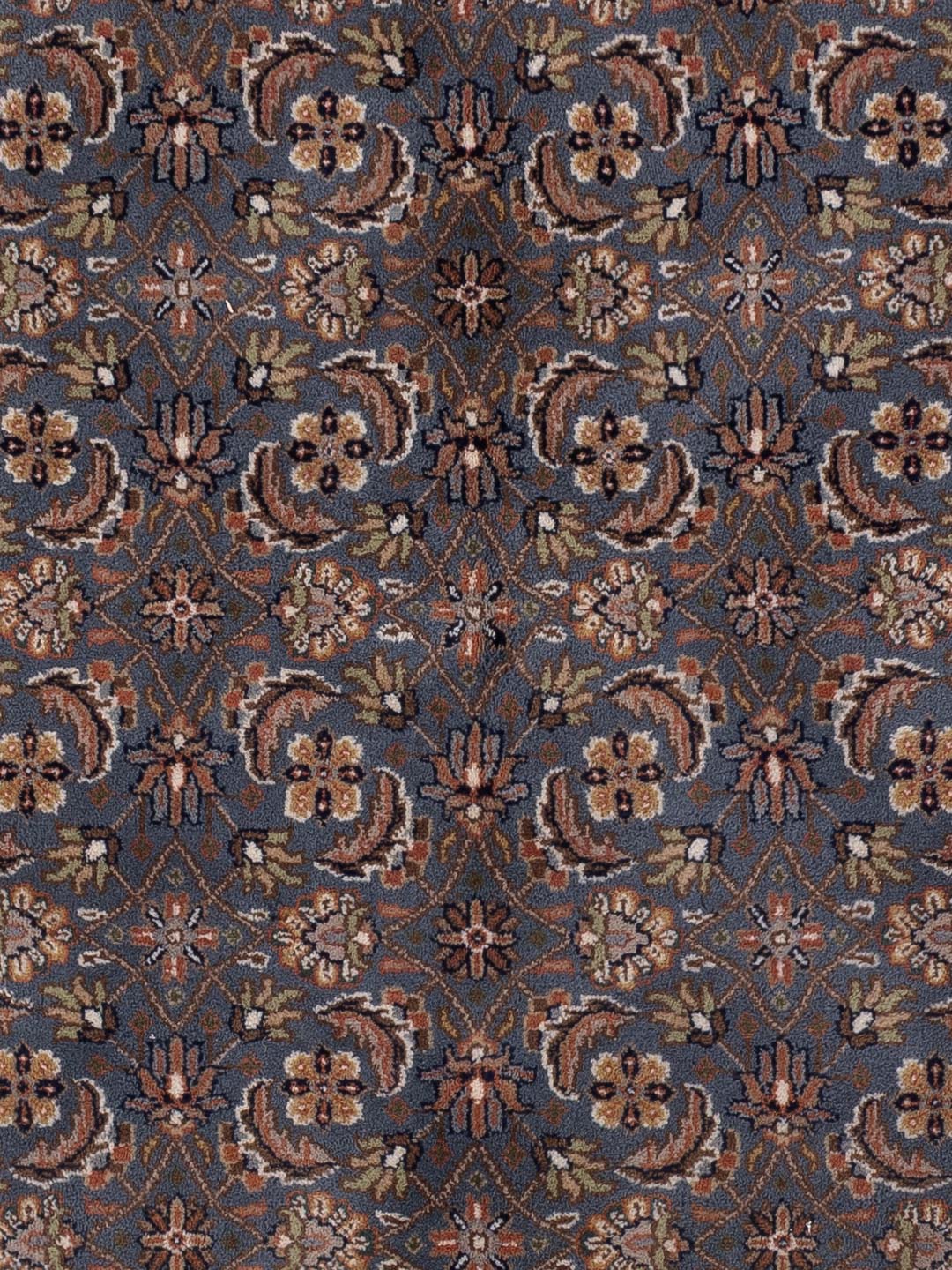 Orientteppich - Keshan - Indus quadratisch  - 200 x 200 cm - dunkelbraun