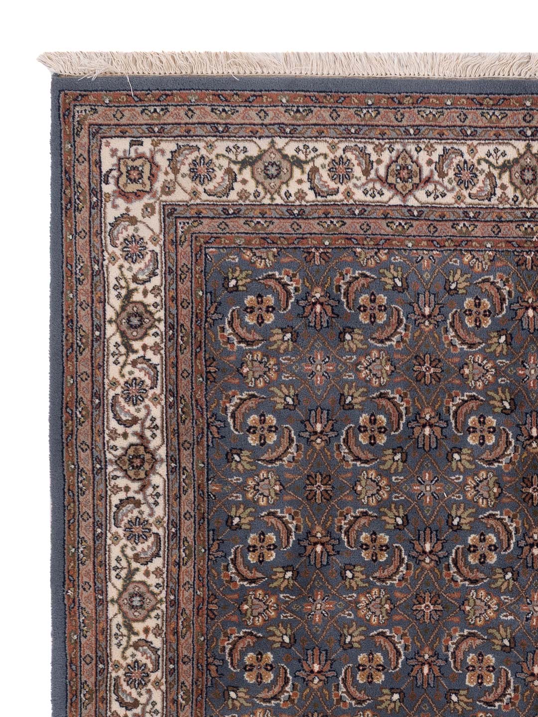 Orientteppich - Keshan - Indus quadratisch  - 200 x 200 cm - dunkelbraun