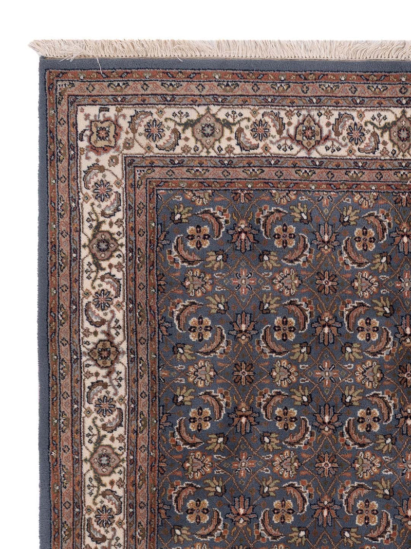 Orientteppich - Keshan - Indus quadratisch  - 200 x 200 cm - dunkelbraun